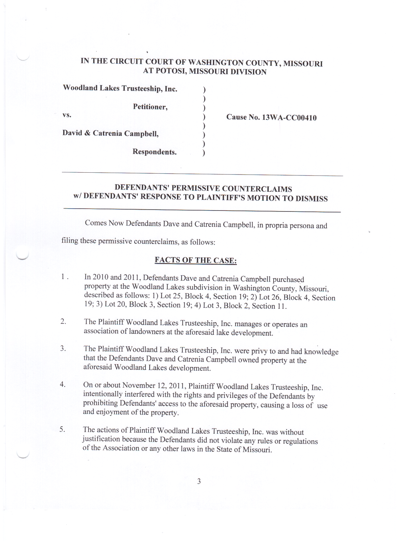 Permissive Counterclaims