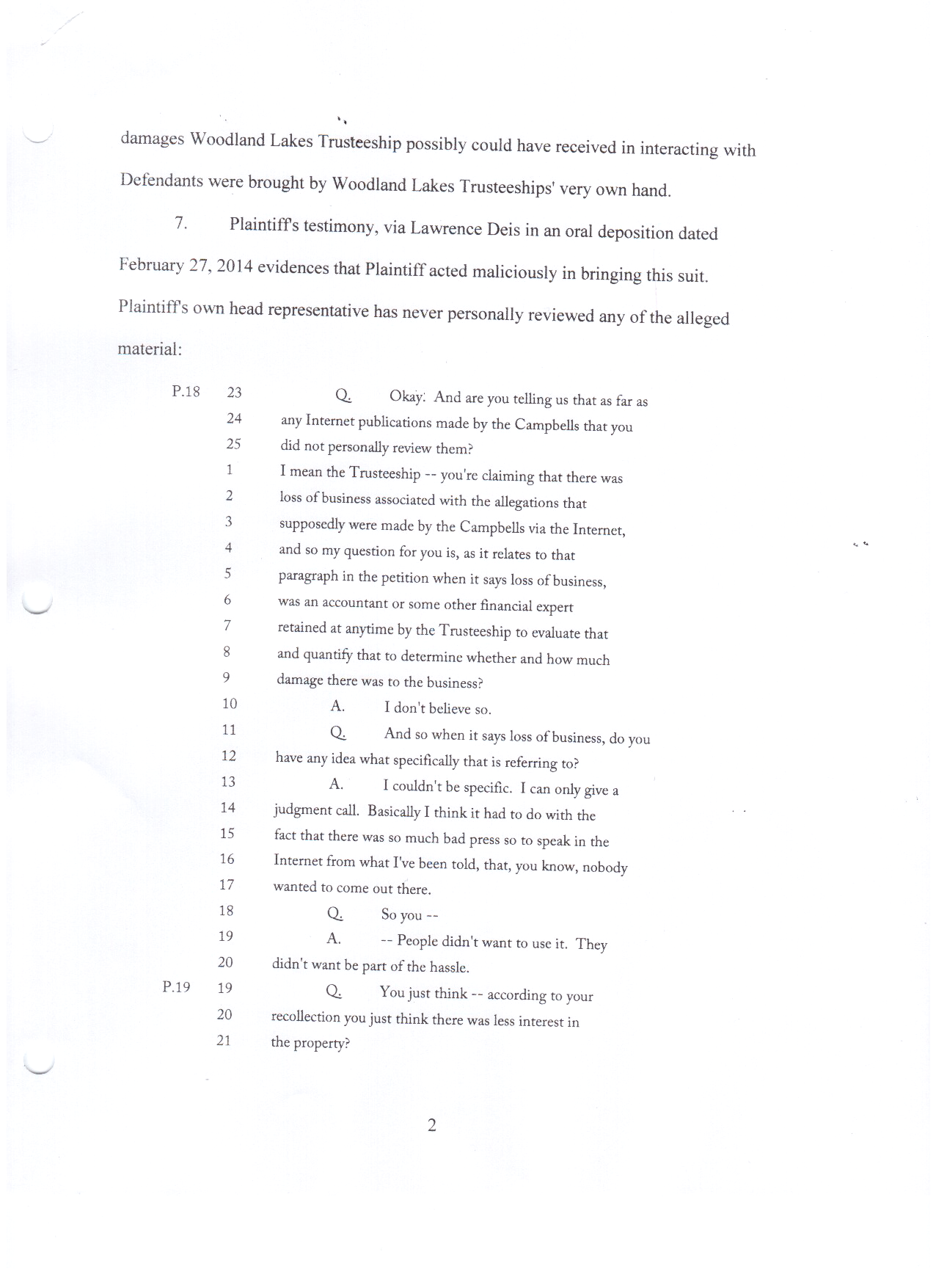 Motion to Dismiss