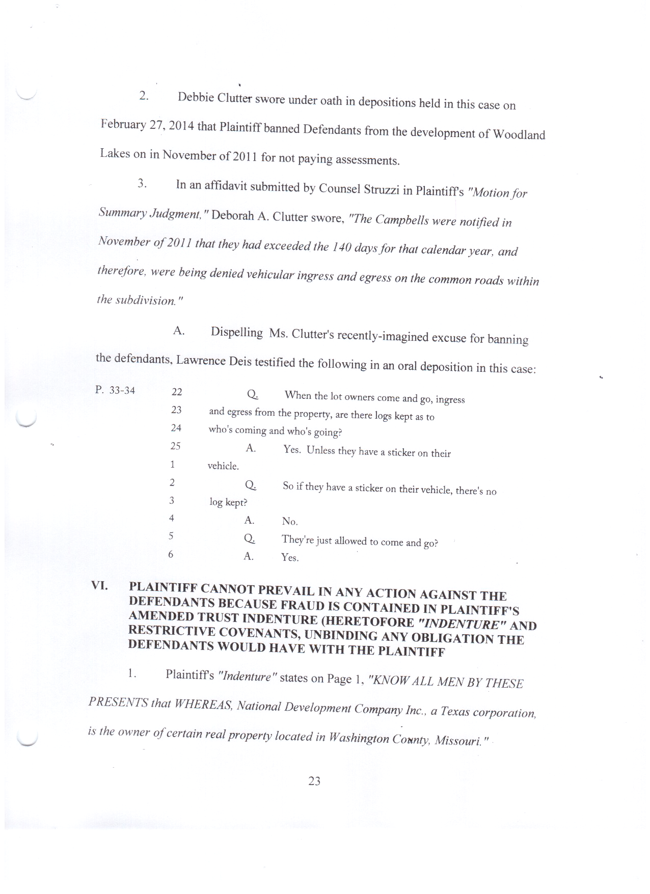 Motion to Dismiss
