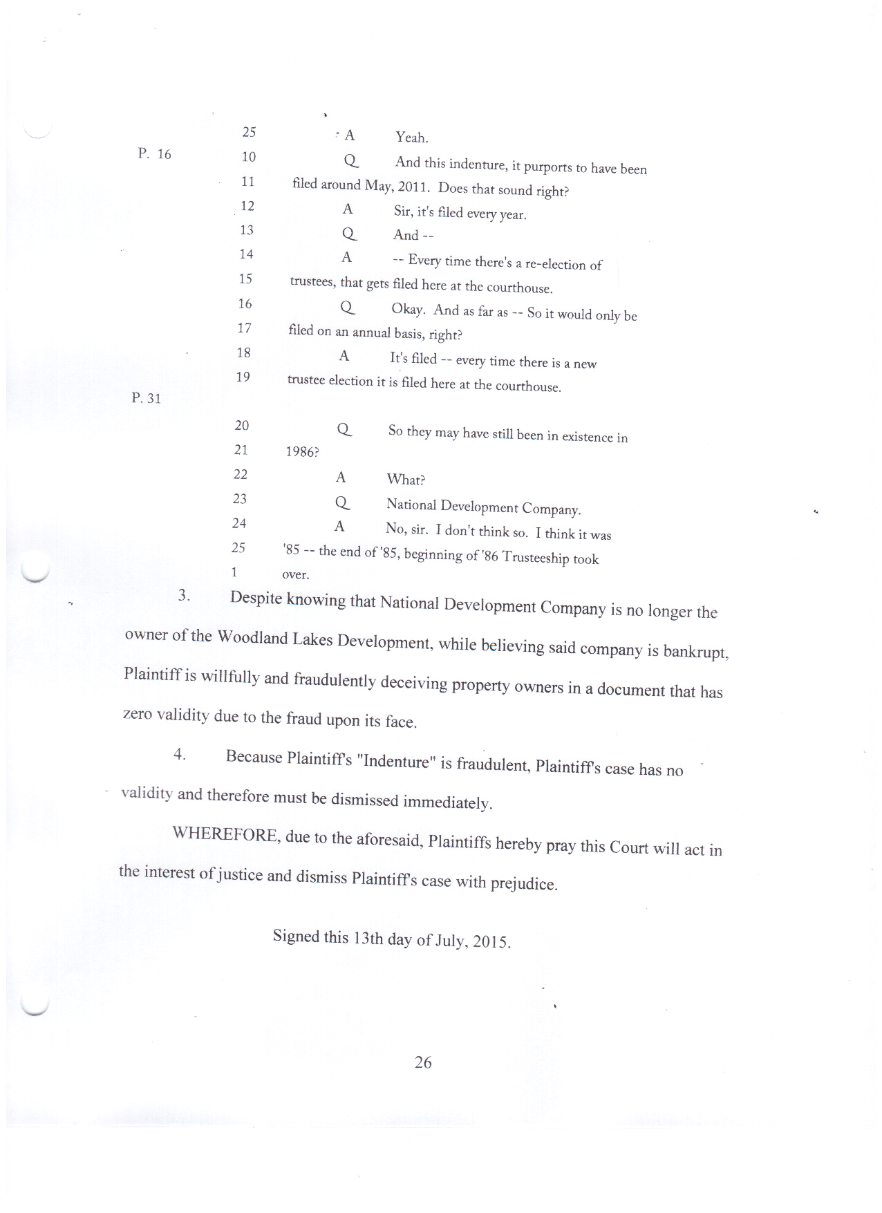 Motion to Dismiss