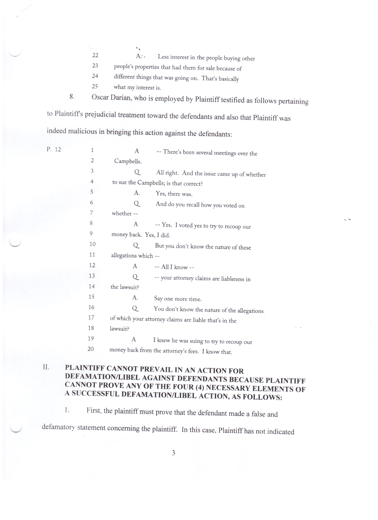 Motion to Dismiss