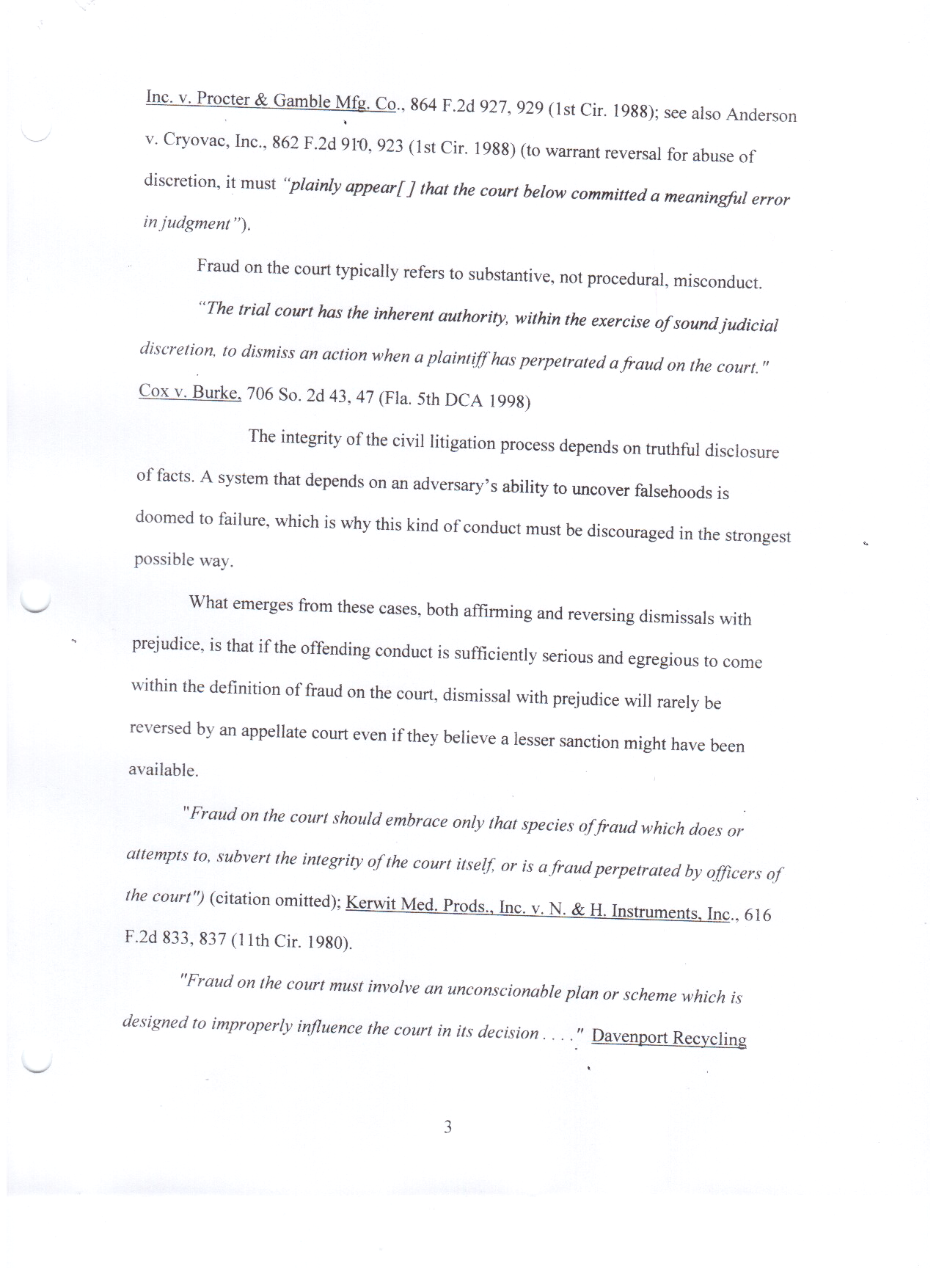 Memorandum