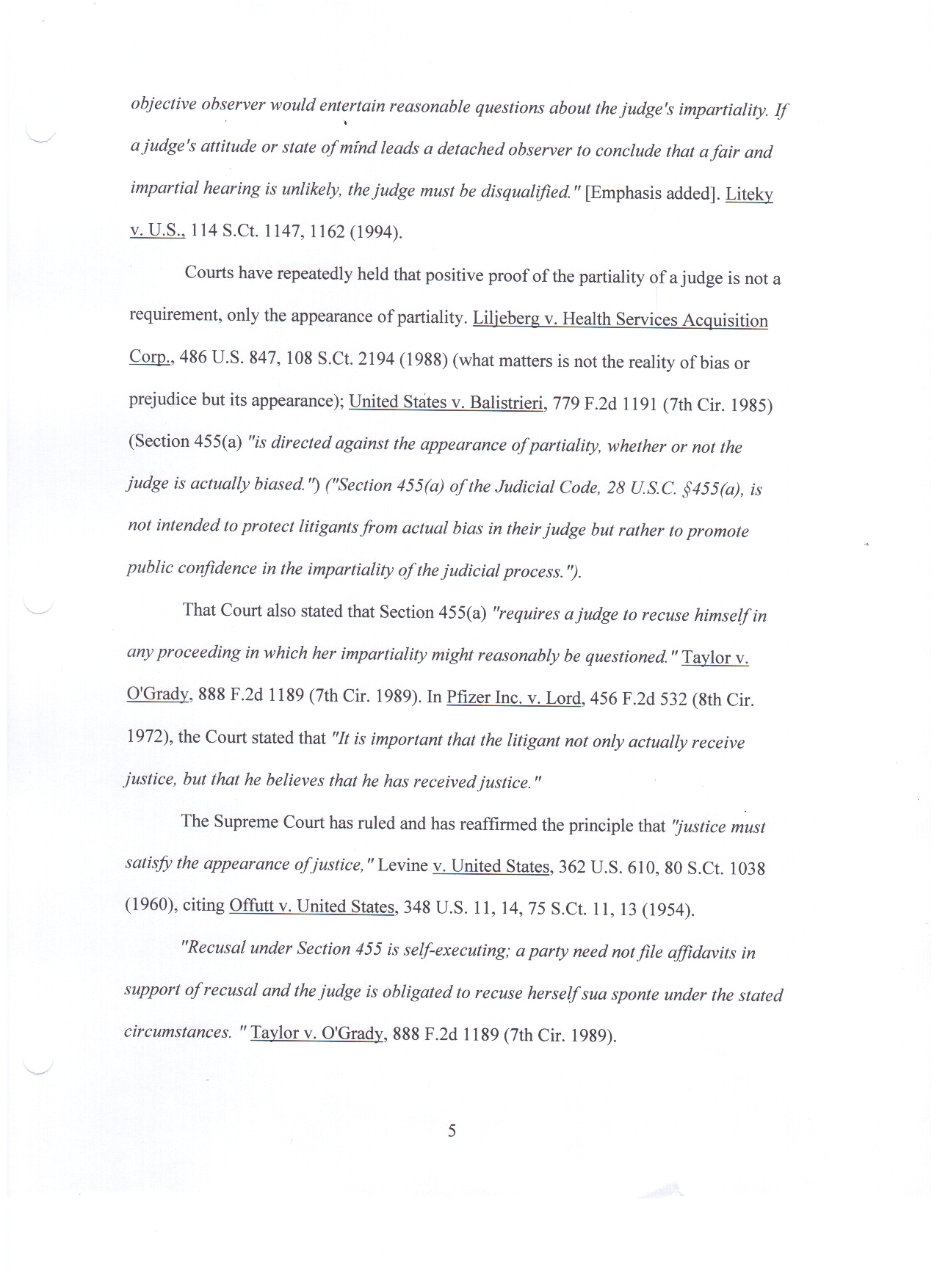 Opposing Memorandum