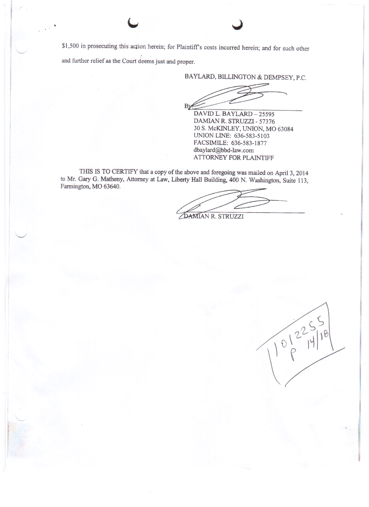 Amended Petition